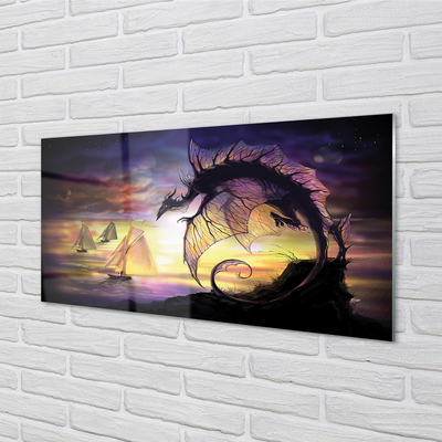 Quadro acrilico Dragon Sea Shutters