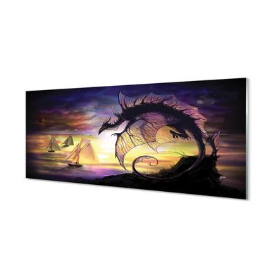 Quadro acrilico Dragon Sea Shutters