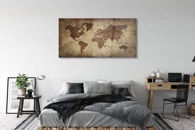 Quadro acrilico Mappa grigia