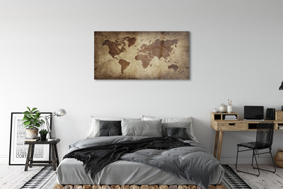 Quadro acrilico Mappa grigia