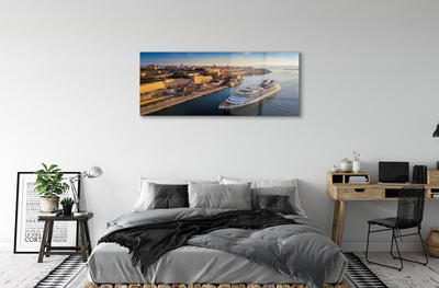 Quadro acrilico Ship Sea City of Heaven