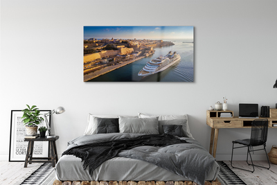 Quadro acrilico Ship Sea City of Heaven