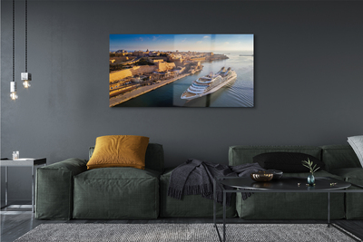 Quadro acrilico Ship Sea City of Heaven