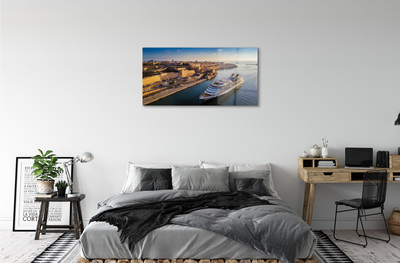 Quadro acrilico Ship Sea City of Heaven