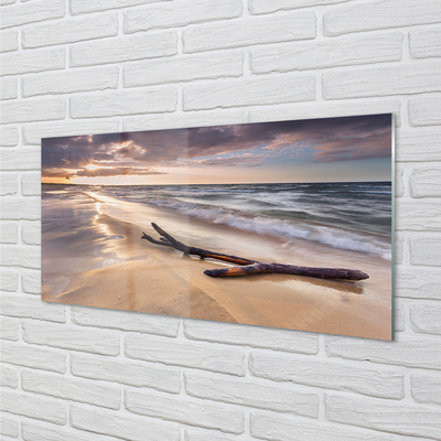 Quadro acrilico Danasci al tramonto del mare Beach