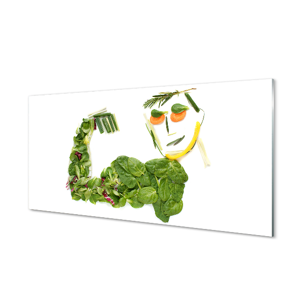 Quadro acrilico Un personaggio delle verdure