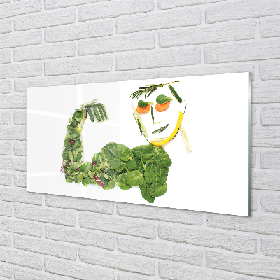 Quadro acrilico Un personaggio delle verdure