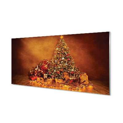 Quadro vetro acrilico Decorazioni per regali dell'albero di Natale