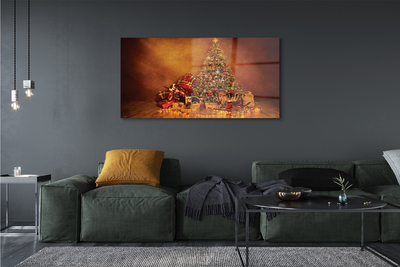 Quadro vetro acrilico Decorazioni per regali dell'albero di Natale