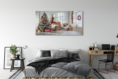 Quadro vetro acrilico Decorazioni per regali dell'albero di Natale