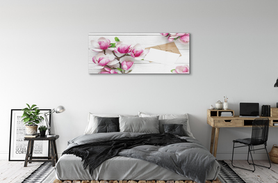 Quadro in vetro acrilico Schede magnolia