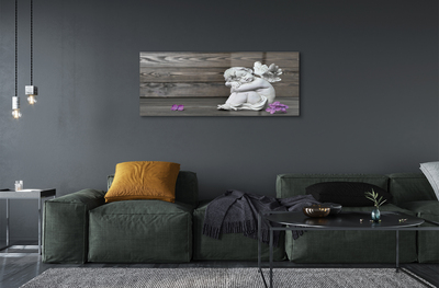 Quadro vetro acrilico Fiori d'angelo addormentati