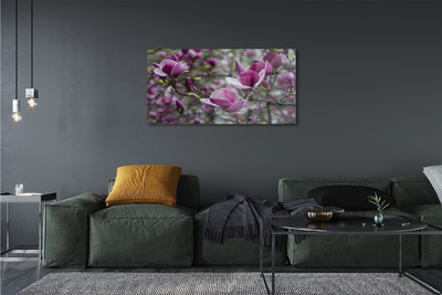 Quadro acrilico Magnolia viola