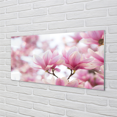 Quadro vetro acrilico Alberi magnolia