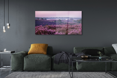 Quadro acrilico Campo heather