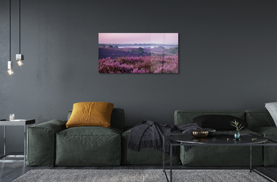 Quadro acrilico Campo heather