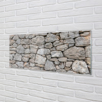 Quadro acrilico Parete muro di pietra