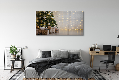 Quadro vetro acrilico Decorazioni per regali degli alberi di Natale