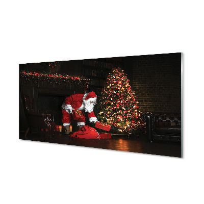 Quadro acrilico Decorazioni per regali degli alberi di Natale Babbo Natale