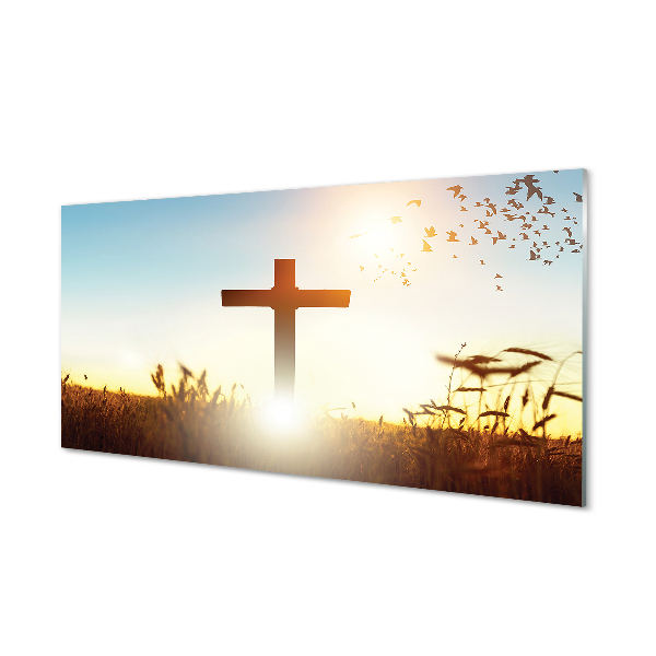 Quadro acrilico Cross Sunfield