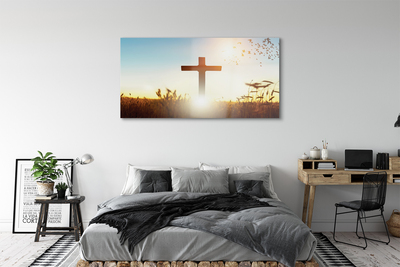 Quadro acrilico Cross Sunfield