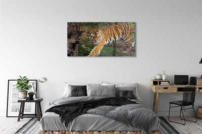 Quadro acrilico Foresta di tigre
