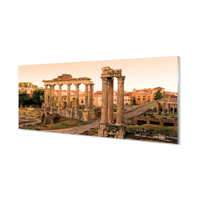 Quadro acrilico Roma Forum Romanum Sunrise