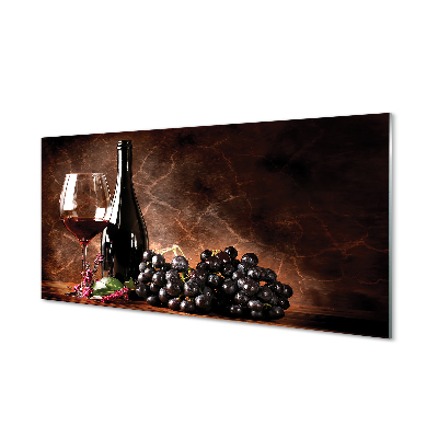 Quadro acrilico Un bicchiere di vino