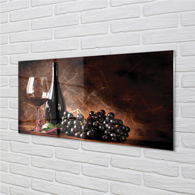 Quadro acrilico Un bicchiere di vino