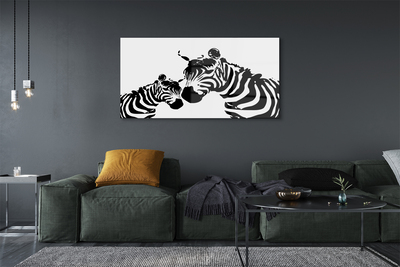 Quadro acrilico Zebre dipinte