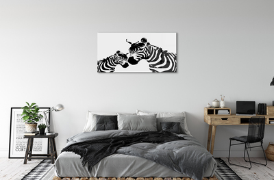 Quadro acrilico Zebre dipinte