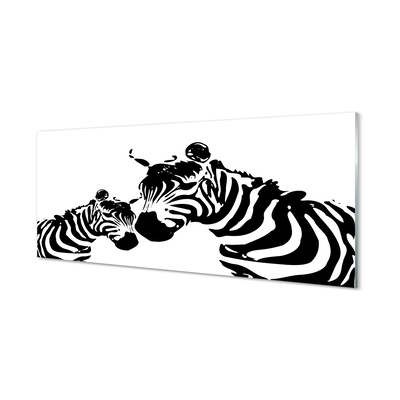 Quadro acrilico Zebre dipinte