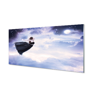 Quadro acrilico Fata Sky Cloud Moon