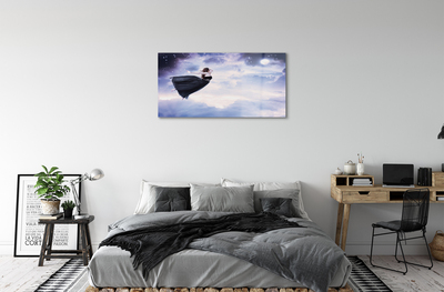 Quadro acrilico Fata Sky Cloud Moon