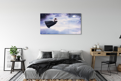 Quadro acrilico Fata Sky Cloud Moon