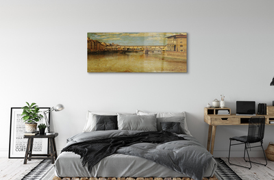 Quadro acrilico Italia Bridges River Buildings