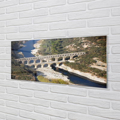 Quadro acrilico Roma Aqueducta River