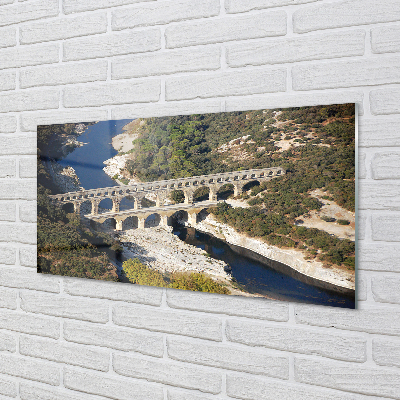 Quadro acrilico Roma Aqueducta River