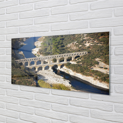 Quadro acrilico Roma Aqueducta River