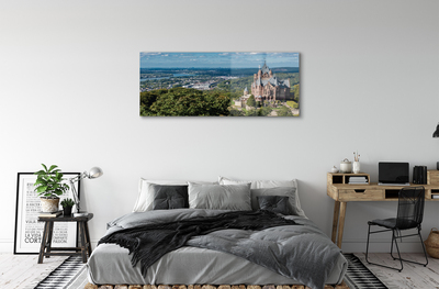 Quadro acrilico Germania Castello di città panorama