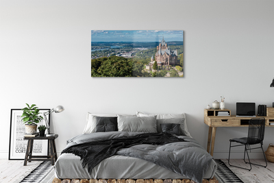 Quadro acrilico Germania Castello di città panorama