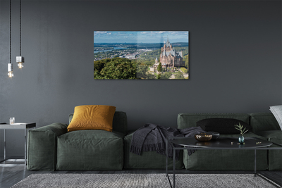 Quadro acrilico Germania Castello di città panorama