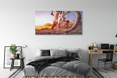 Quadro in vetro acrilico Mountain Bike West