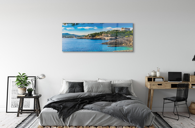 Quadro acrilico Costa del mare della Spagna delle montagne