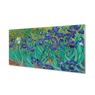 Quadro in vetro acrilico Flowers d'arte Iriti