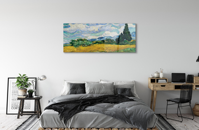 Quadro in vetro acrilico Art Meadow Cypressy