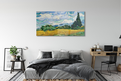 Quadro in vetro acrilico Art Meadow Cypressy