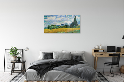 Quadro in vetro acrilico Art Meadow Cypressy