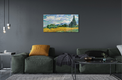 Quadro in vetro acrilico Art Meadow Cypressy