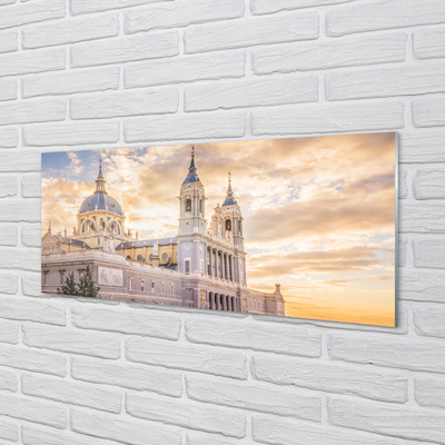 Quadro acrilico Sunset della Cattedrale Spagna